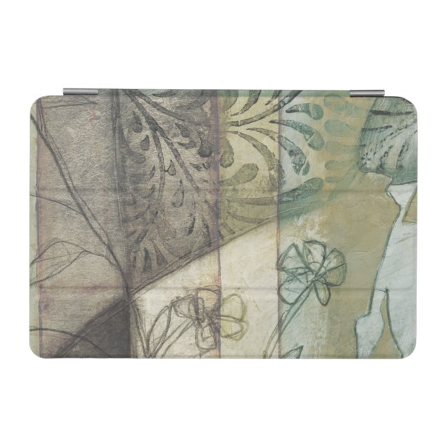 Garden Panel with Leaves, Flowers, and Grass iPad Mini Cover (Horizontal)