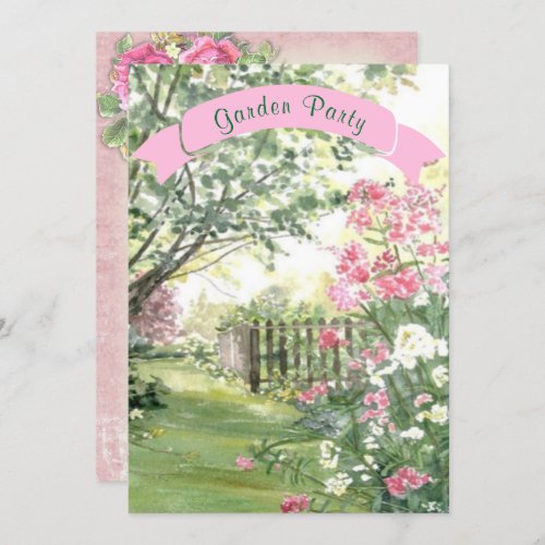 Garden Party BirthdayOther Occasions Invitation