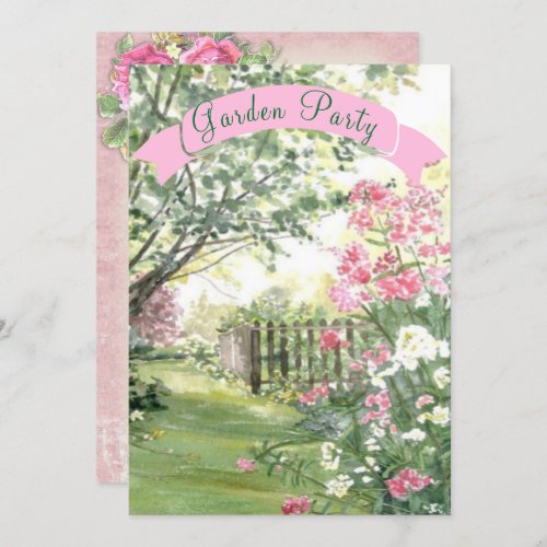 Garden Party BirthdayOther Occasions Invitation