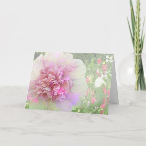 Garden Party Blank Greeting Card