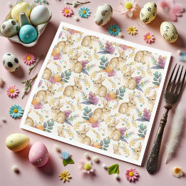 Garden Party Bunnies Galore Napkins