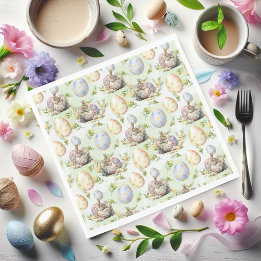 Garden Party Bunny Celebration Napkins