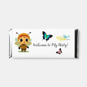 Garden Party Children Celebration Hershey Bar Favors