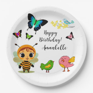 Garden Party Children Celebration Paper Plates