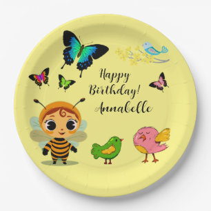Garden Party Children Celebration Paper Plates