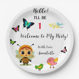 Garden Party Children Celebration Paper Plates