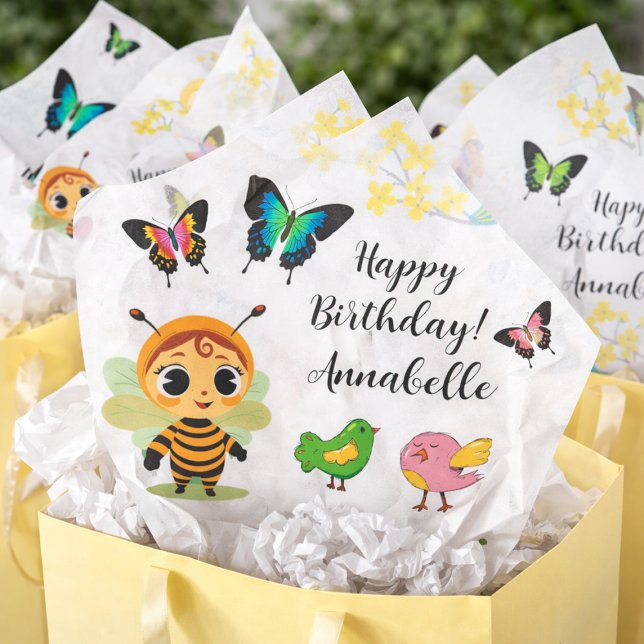 Garden Party Children Celebration Tissue Paper (Creator Uploaded)