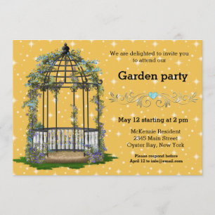 Garden Party * CHOOSE your background color Invitation