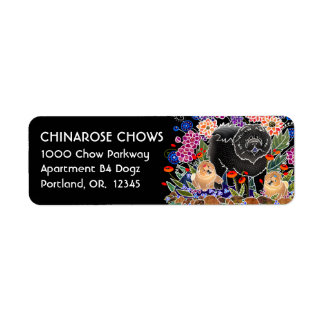 GARDEN PARTY CHOW - Return Address Labels Customiz