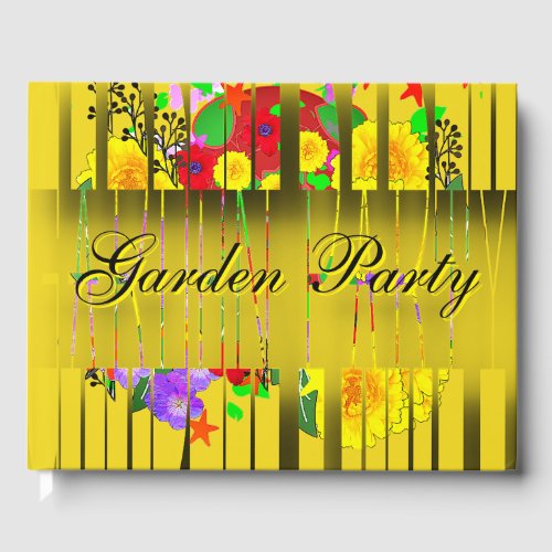 Garden Party Guest Book