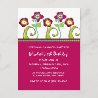 Garden Party Invitation