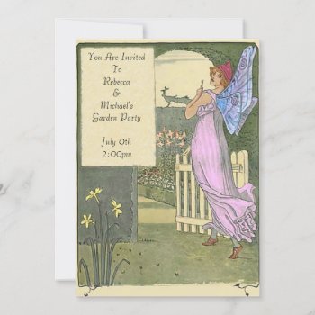 Garden Party Invitation by VintageFactory at Zazzle