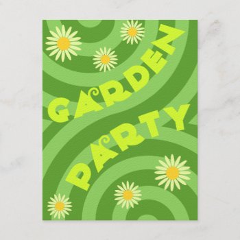 Garden Party Invitation by Muddys_Store at Zazzle