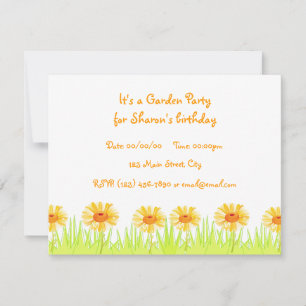 Garden Party Invitation