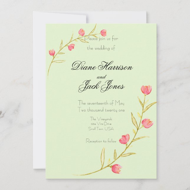 Garden Party Invitation (Front)