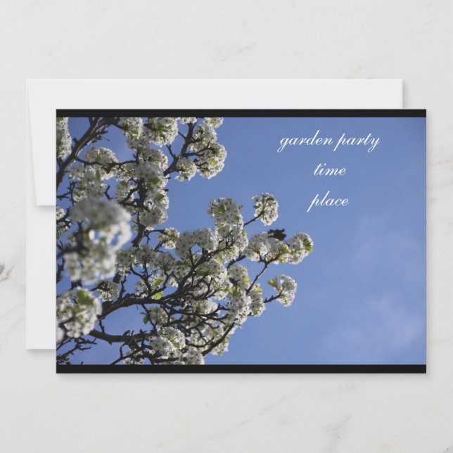 Garden Party Invite (Front)
