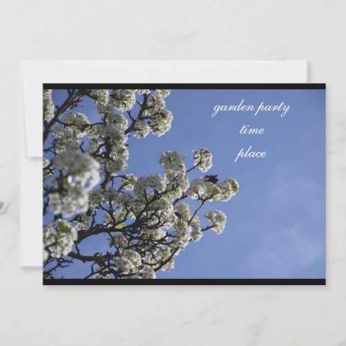Garden Party Invite