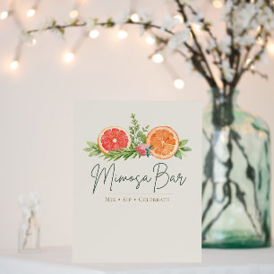 Garden Party Mimosa Bar Brunch Sign