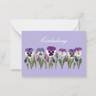 garden party note card