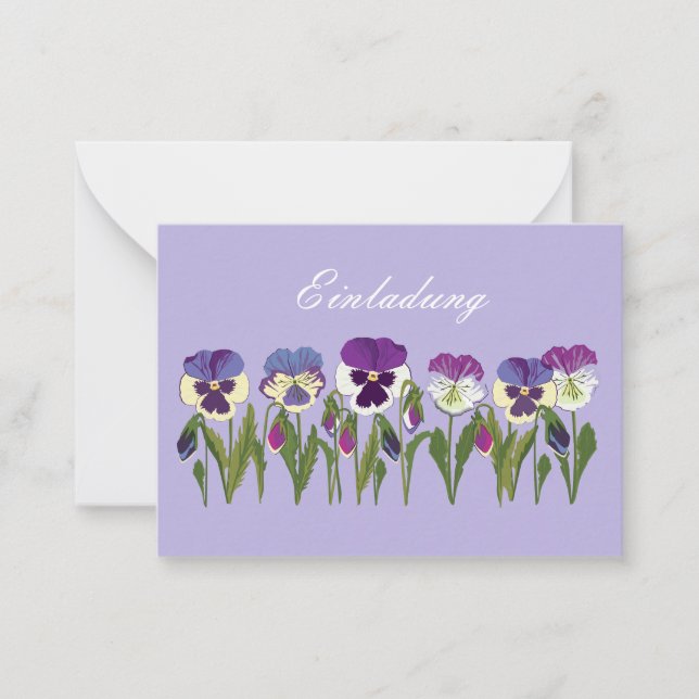 garden party note card (Front)
