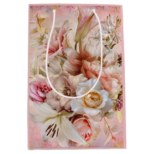 Garden Party Pink Custom Gift Bag _ Small Glossy