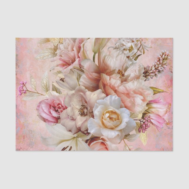 Garden Party Pink Tissue Paper (Front)