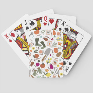 Garden Party Poker Cards