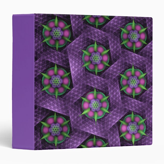 Garden Party Purple Binder (Front/Spine)