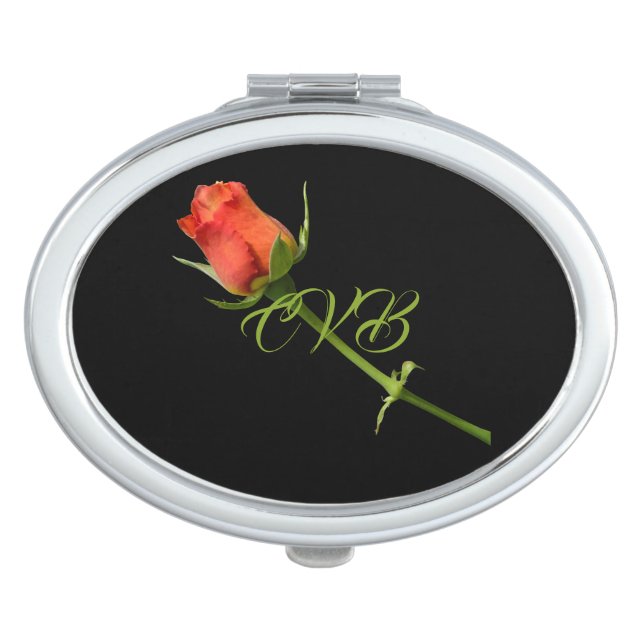 "Garden Party" Roses Compact Mirror (Front)