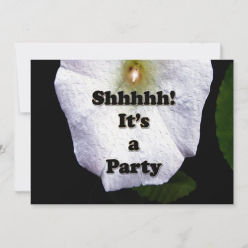 Garden Party Surprise party invite