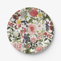 Garden Party Vintage Floral Green Thumb Birthday
