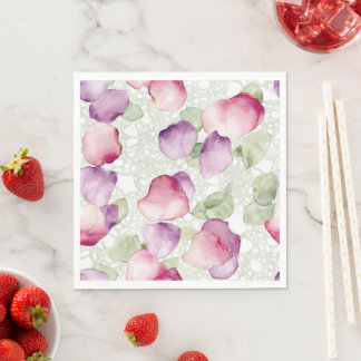 Garden Party Watercolor Napkins