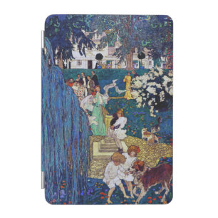 Garden Party with Dog & Cat, Jessie Willcox Smith iPad Mini Cover