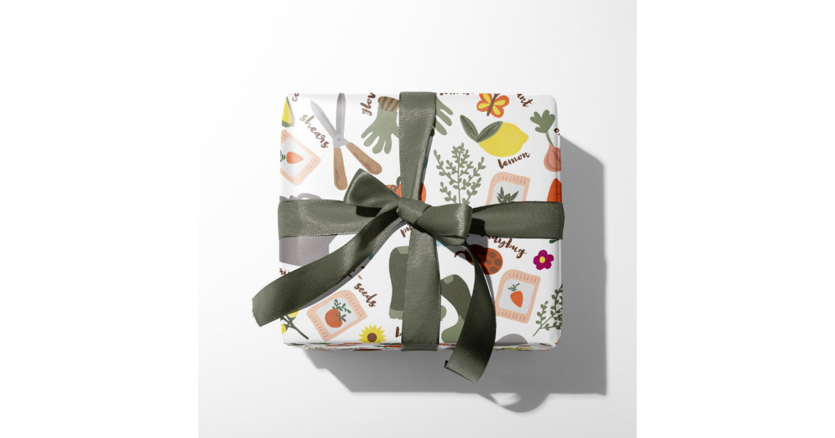 Birthday Garden Wrapping Paper, Premium Gift Wrap, Making Meadows