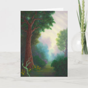 "Garden Path at Sunrise." Greeting Card