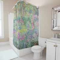 Claude Monet, outlet Water Lilies Monet, Art Shower Curtain, Monet Decor, Purple Shower Curtain, Boho Shower Curtain, Purple Bathroom, Art Bathroom