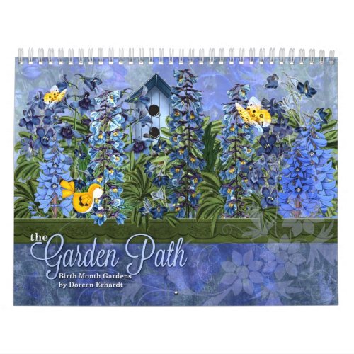 Garden Path Floral 12 Month Calendar
