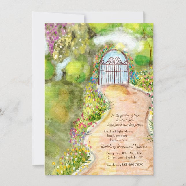Garden Path Invitation (Front)