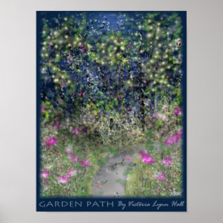 Garden Path Poster