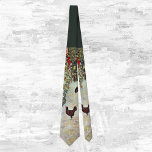Garden Path w Chickens, Gustav Klimt, Art Nouveau Neck Tie<br><div class="desc">Now available! Double sided printed ties! Twice as nice! Garden Path with Chickens (1916) by Gustav Klimt is a vintage Victorian Era Symbolism fine art painting. A nature scene with chickens in the backyard flower garden on a farm. About the artist: Gustav Klimt (1862-1918) was an Austrian Symbolist painter and...</div>