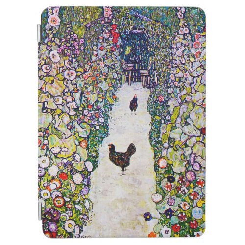 Garden Path with Chickens Gustav Klimt iPad Air Cover