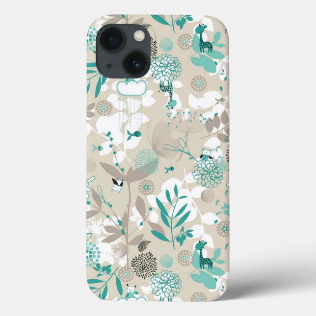 Garden Pattern Case-Mate iPhone Case (Back)
