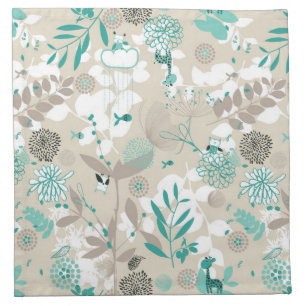 Garden Pattern Napkin