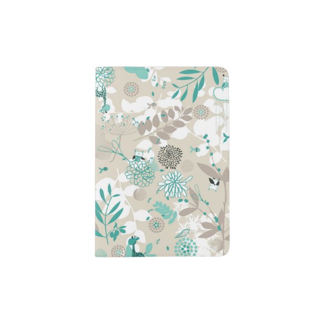 Garden Pattern Passport Holder (Front)