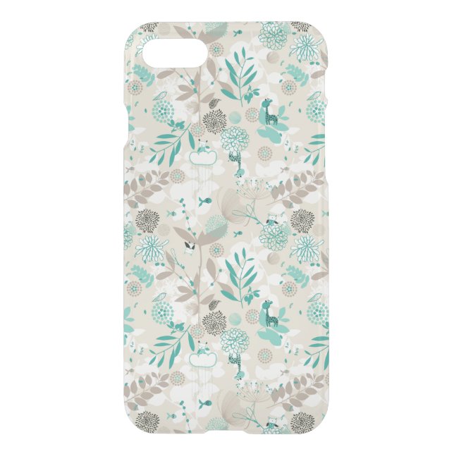 Garden Pattern Uncommon iPhone Case (Back)