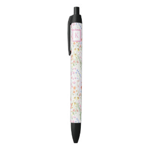 Garden Personalized Wildflowers Floral Pattern Pen