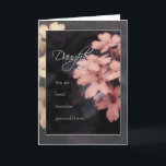 Garden Phlox Flower Birthday for Daughter in Law Card<br><div class="desc">A beautiful birthday card for daughter in law features a photo of peach garden phlox flowers that has been altered in photoshop to appear as if it was a watercolor painting. Soft peach petals on the top layer with delicate white border and underneath, the colors have been softened into yellows....</div>