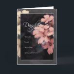 Garden Phlox Flower Birthday for Daughter in Law Card<br><div class="desc">A beautiful birthday card for daughter in law features a photo of peach garden phlox flowers that has been altered in photoshop to appear as if it was a watercolor painting. Soft peach petals on the top layer with delicate white border and underneath, the colors have been softened into yellows....</div>