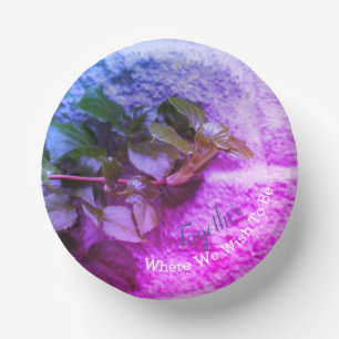 Garden Photograph Image Paper Bowls