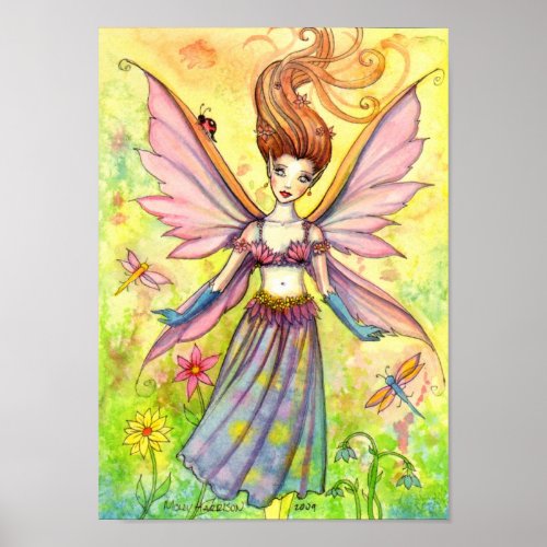 Garden Pixie Fairy Poster